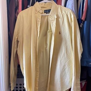 Yellow Ralph Lauren long sleeve shirt!